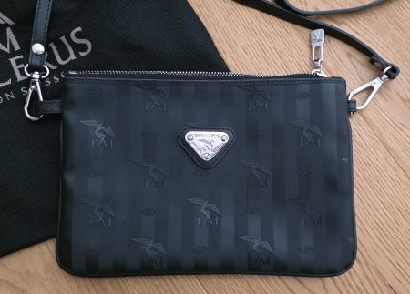 Maison Mollerus Tasche Tamins schwarz/silber