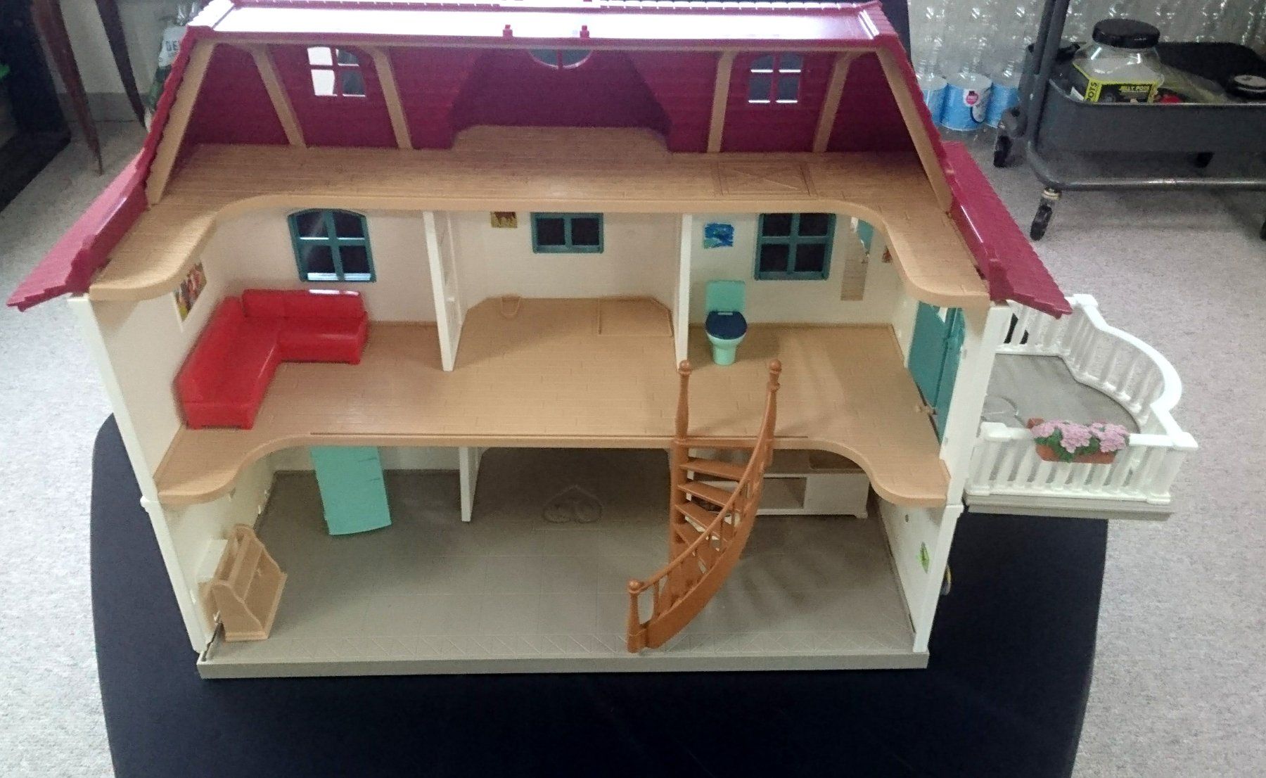 Schleich Giocattoli: Schleich Wohnhaus mit Arztauto – Usato da Wangen b. Olten venduto da ErikaK06 4