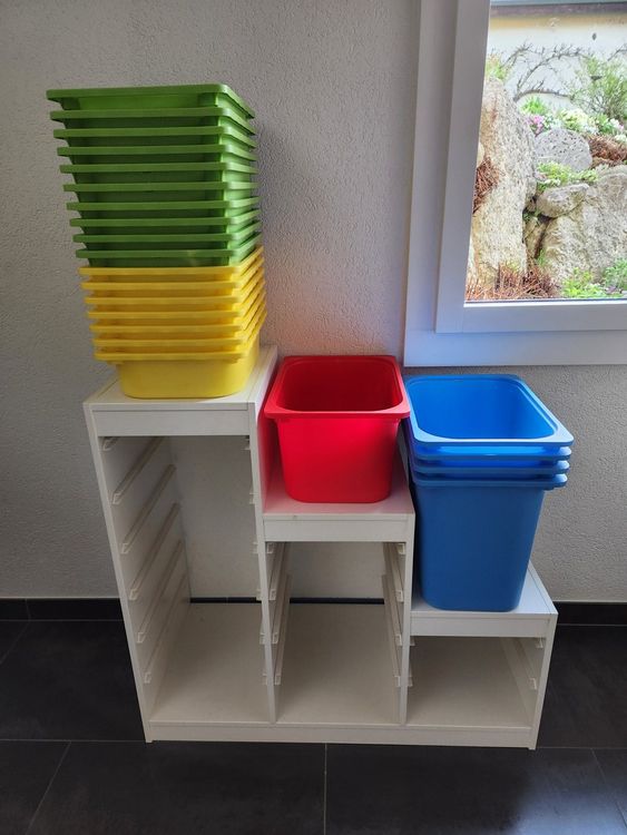 Ikea Trofast Regal inkl. Aufbewahrungsboxen Kaufen auf Ricardo