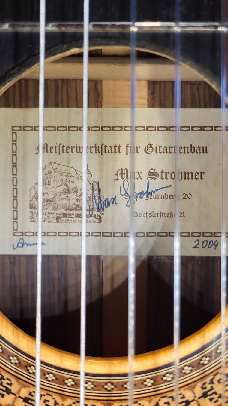 Instruments de musique: Meister Gitarre Max Strohmer 2004 – D'occasion à Winterthur par NorrSydGuitars 8