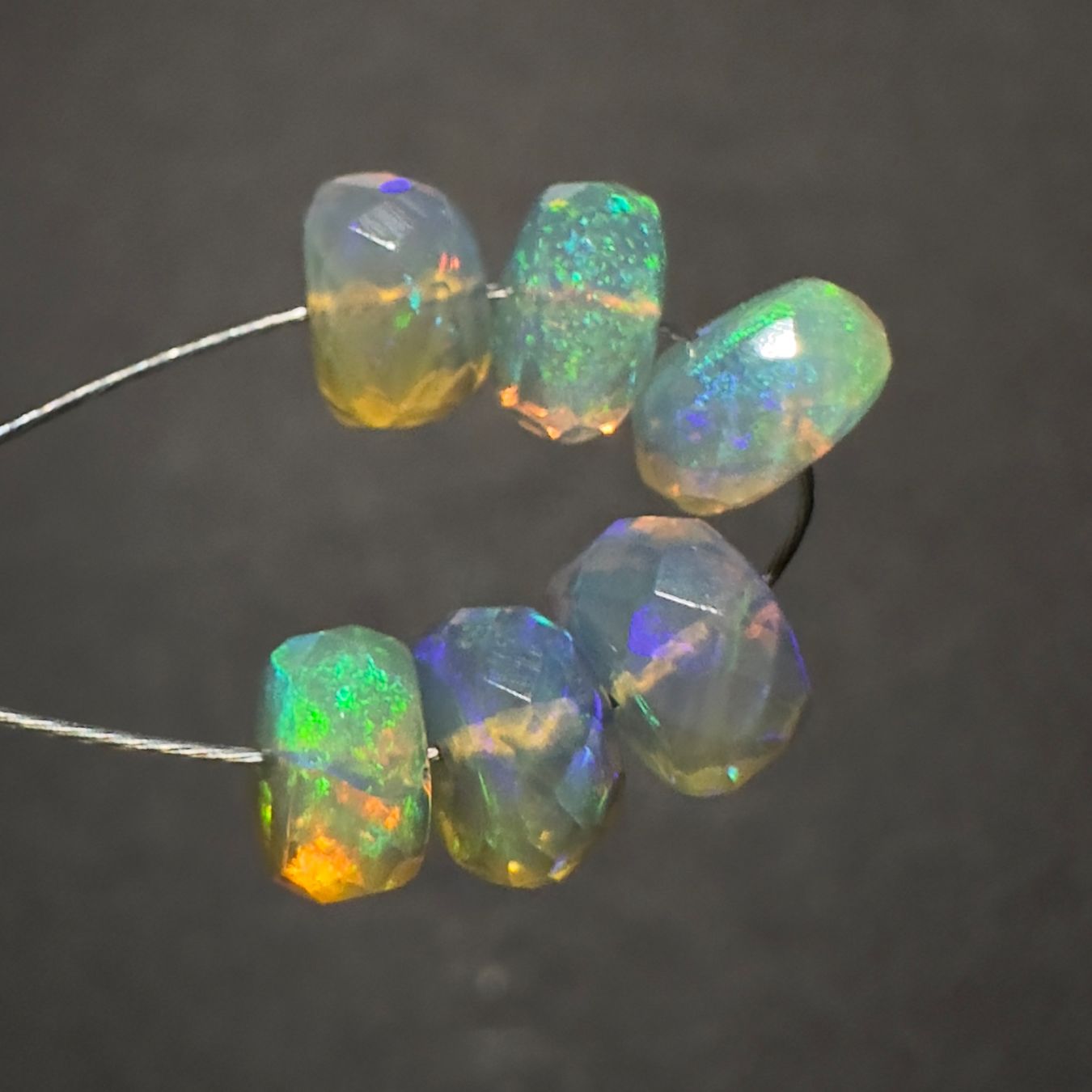 Pietre preziose: 2.75 ct - Natural Ethiopian Opal Beads - 6 Pcs – Nuovo (secondo la descrizione) da Zürich venduto da Yoohooz 8