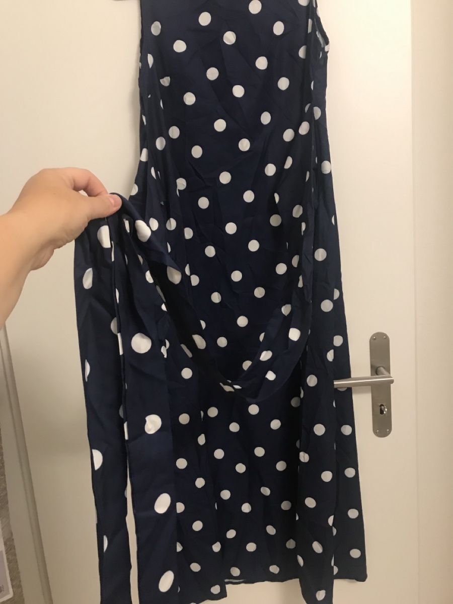 Vestiti: Kleid dunkelblau mit Punkten Grösse L neu – Nuovo (secondo la descrizione) da Dübendorf venduto da nela123 2