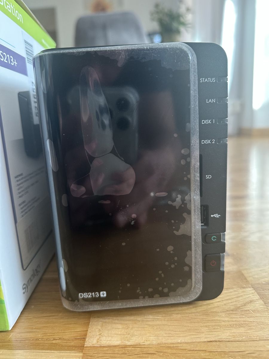 Synology Server: Synology DS213+ NAS mit 2 Festplatten – Nuovo (secondo la descrizione) da Wädenswil venduto da dai_2bcv 1