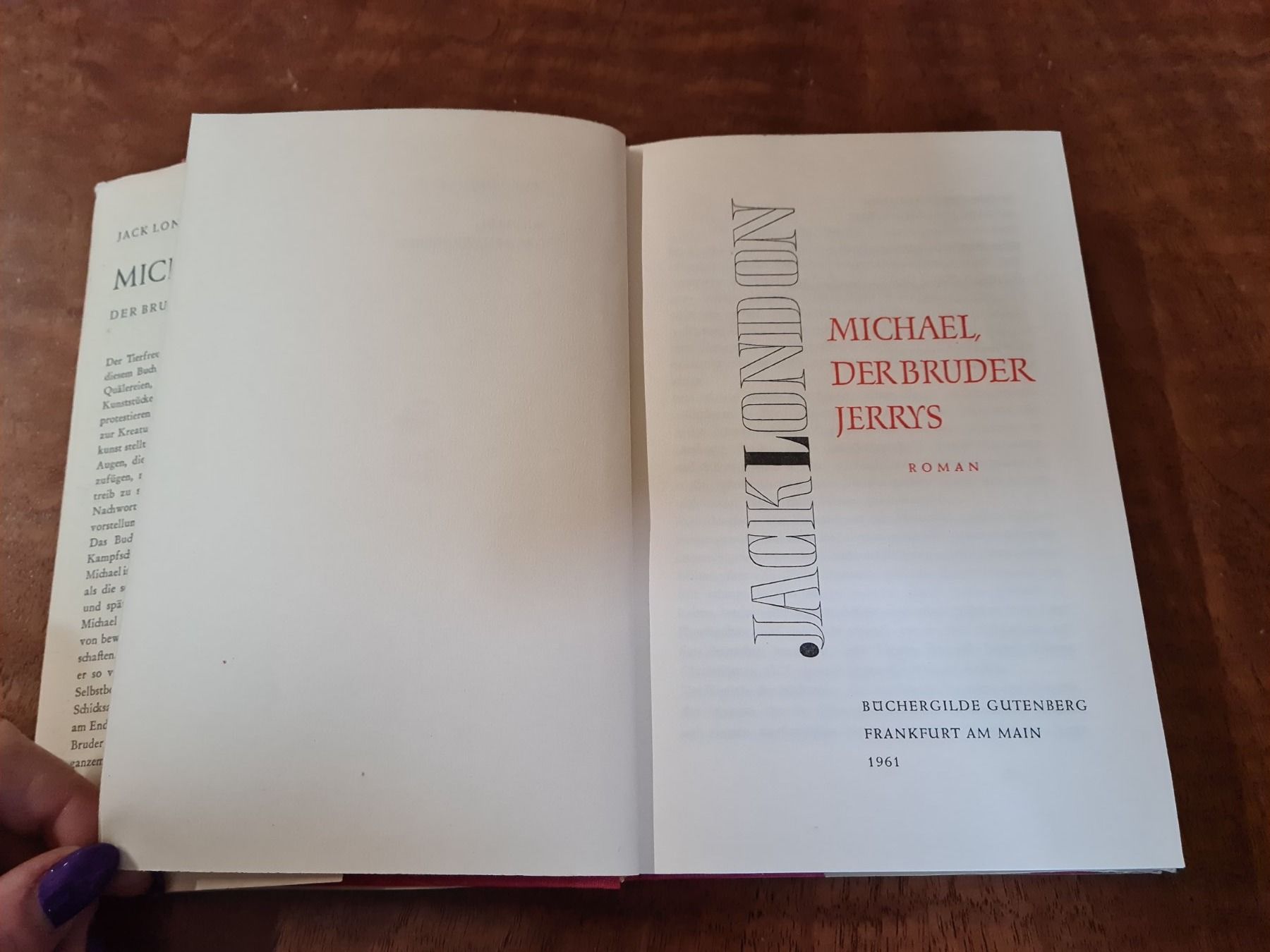 Libri: Michael der Bruder Jerrys – Usato da Erstfeld venduto da Uhu1980 1