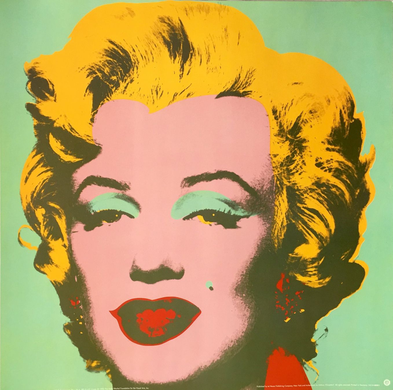 Grafica & Litografie: Andy Warhol    "Marilyn green"  KUNSTDRUCK – Usato da Nennigkofen venduto da Schamane75 3