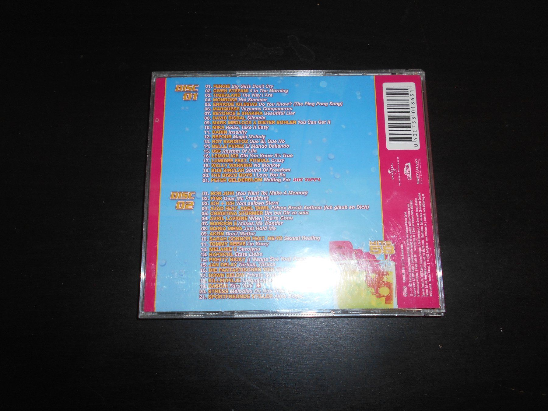 CD: Bravo Hits 58 / 2 CDs – Usato da Aarberg venduto da witchhunter01 1
