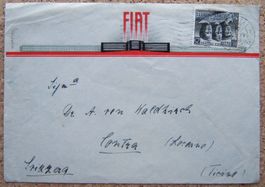 FIRMENBRIEF ITALIEN MIT FIAT-LOGO 1953
