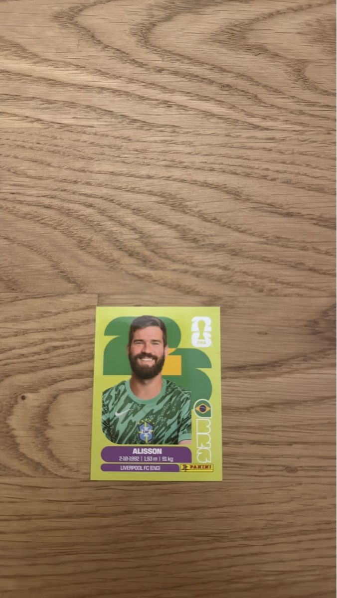 Panini Cartes à collectionner: Alisson Sticker Panini guter Zustand – Neuf avec emballage d'origine à Zürich par joal2