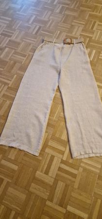 100% Leinen Hosen Gr 38