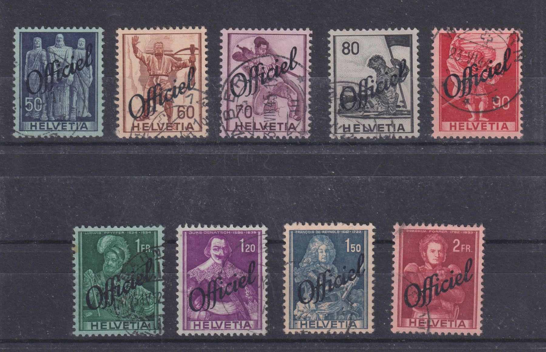 Alle Briefmarken: Verwaltungsmarken Historische Bilder – Gebraucht aus Bellach von qsearch