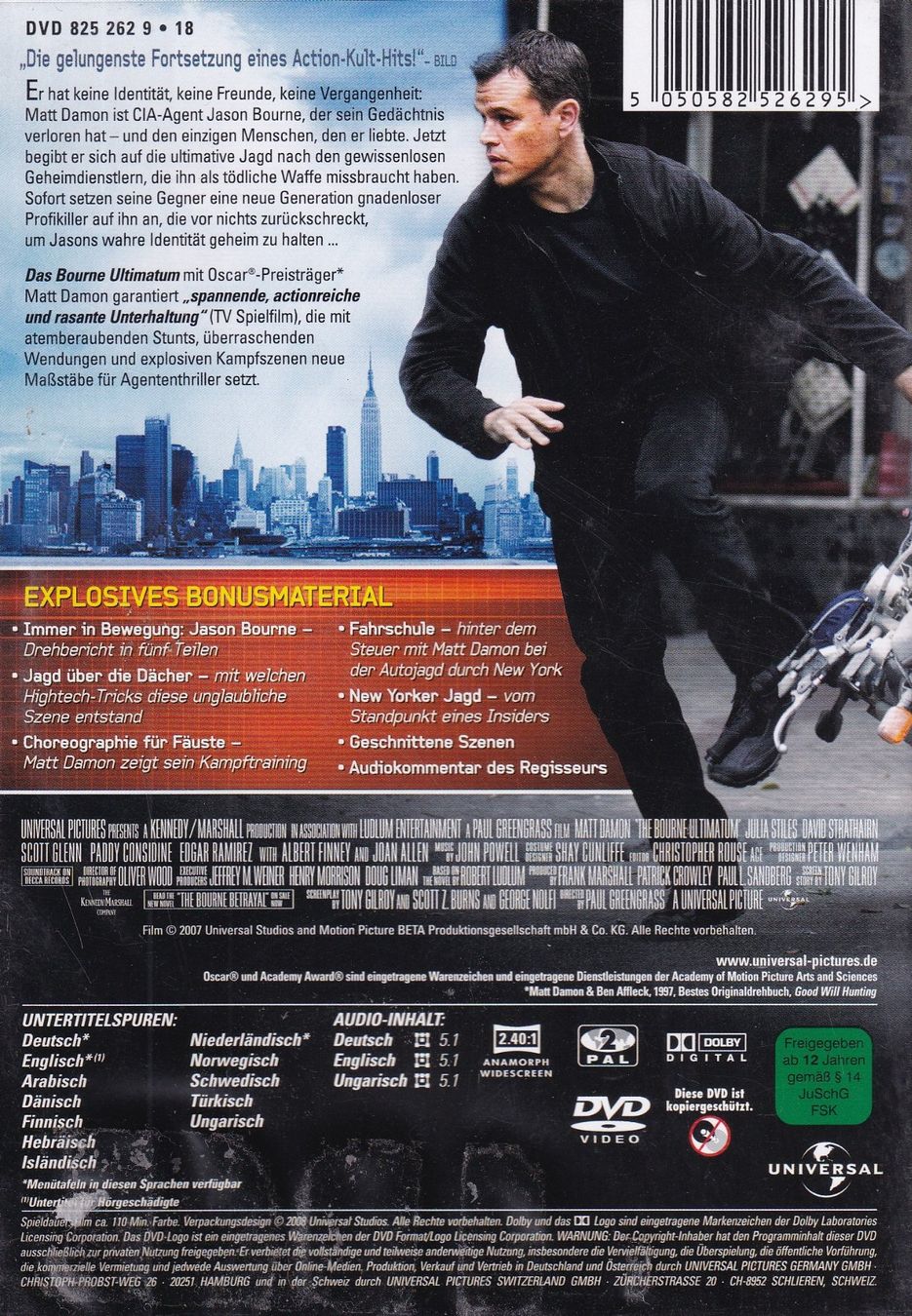 Tutti i DVDs: DVD ab Fr. 1.--, Das Bourne Ultimatum – Usato da Lausen venduto da Mondeo10628 1