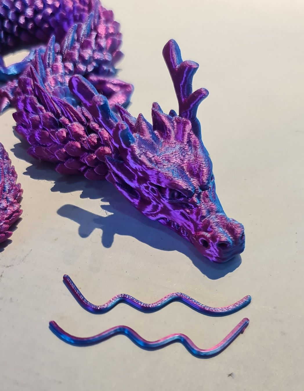 Figuren: 3D gedruckte  Drachen Dragon figur 45cm – Gebraucht aus Uerkheim von Kaufoption 4