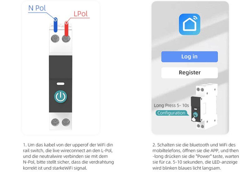 Schalter: Universal Smart WIFI Schalter Mit Metering 16A – Neu und originalverpackt aus Châtelaine von topshop.switzerland 7