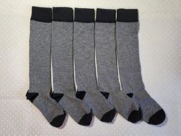 NEU! 5x Maddison Long Socks gestreift Grösse 35-38