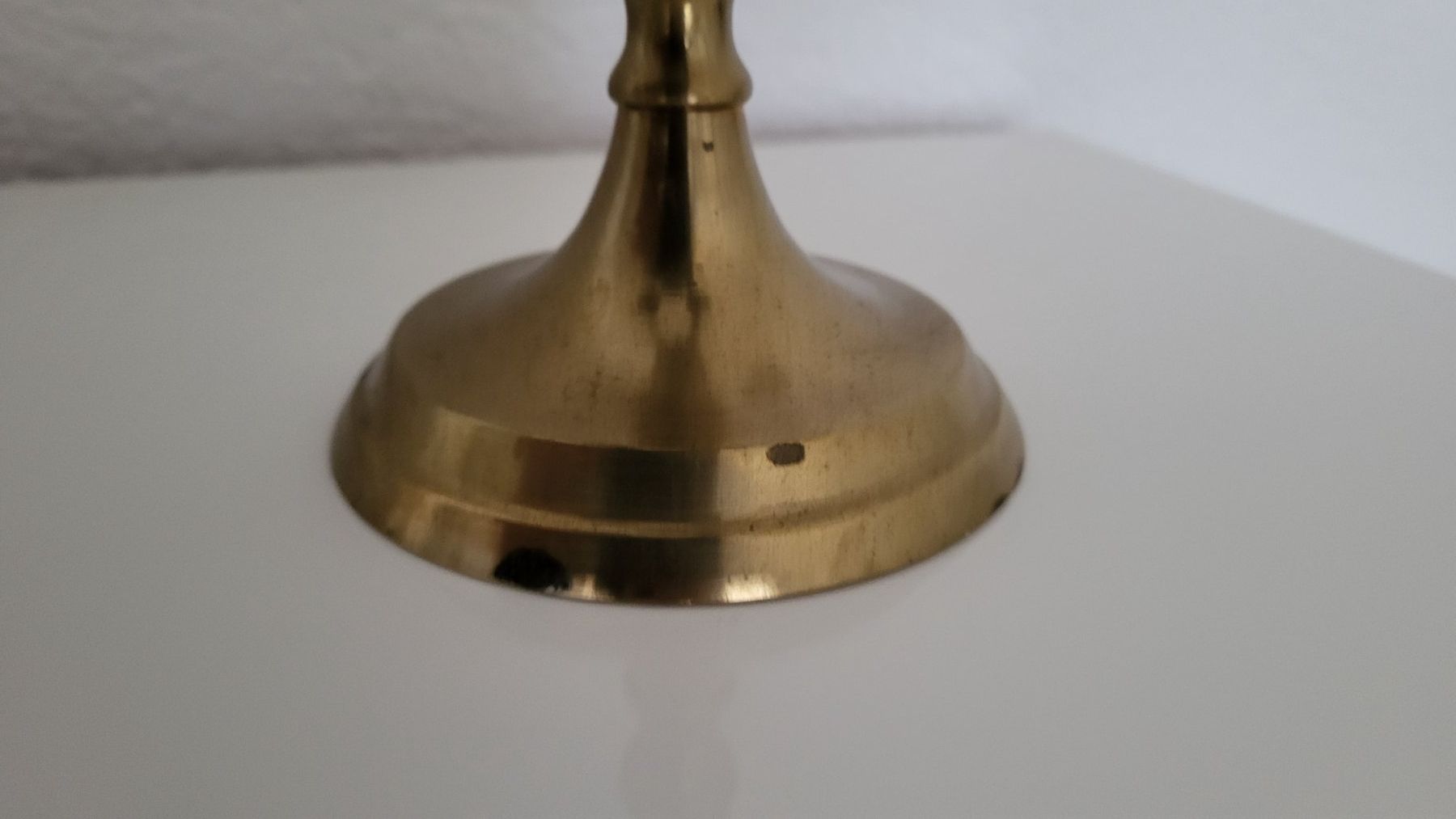 Portacandele: 5flamiger Messing Kerzenständer, H 27cm, B 21cm – Usato da Turgi venduto da rut_p556 3