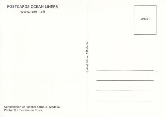 Ansichtskarten: Constellation, Celebrity Cruises – Gebraucht aus Zuerich von OceanLinerPostcards 1
