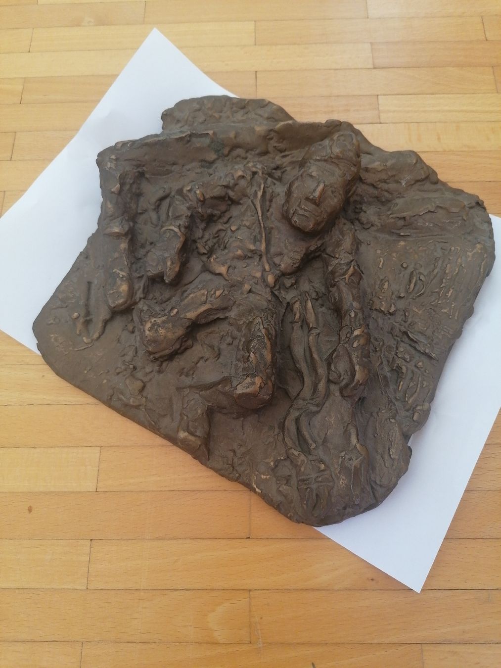 Sculture & Statue: Bas relief bronze unique - Scène de montagne – Usato da Bougy-Villars venduto da Vogue 3