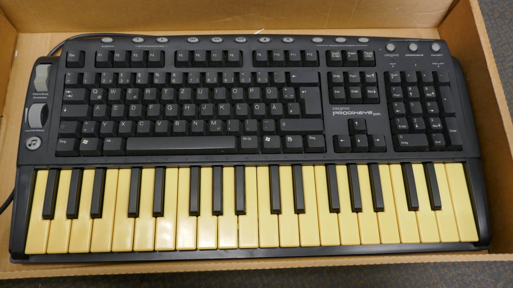 Tastiere: Creative Prodikeys Keyboard Tastatur – Usato da Wenslingen venduto da FairlightCMI 2