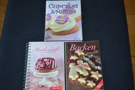 3 Verschiedene Backbücher