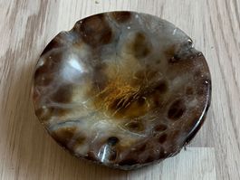 Antiker „ONYX“-MARMOR-ASCHENBECHER / Unikat / Top!