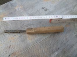 Flachmeißel Stechbeitel Holz 1920 Tischler Zimmermann Hand