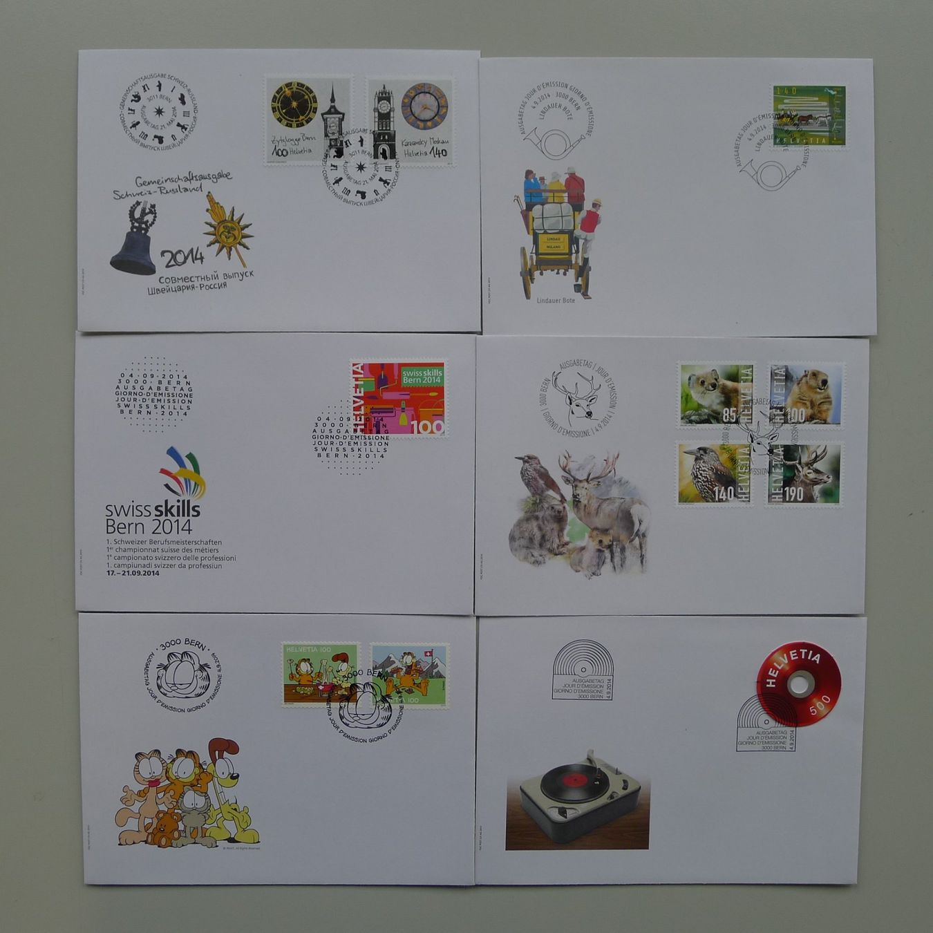 Tutti i francobolli: 2014, FDC Sammlung, total 25 Stück, neuwertig! – Usato da Sursee venduto da Luzernerraute 1