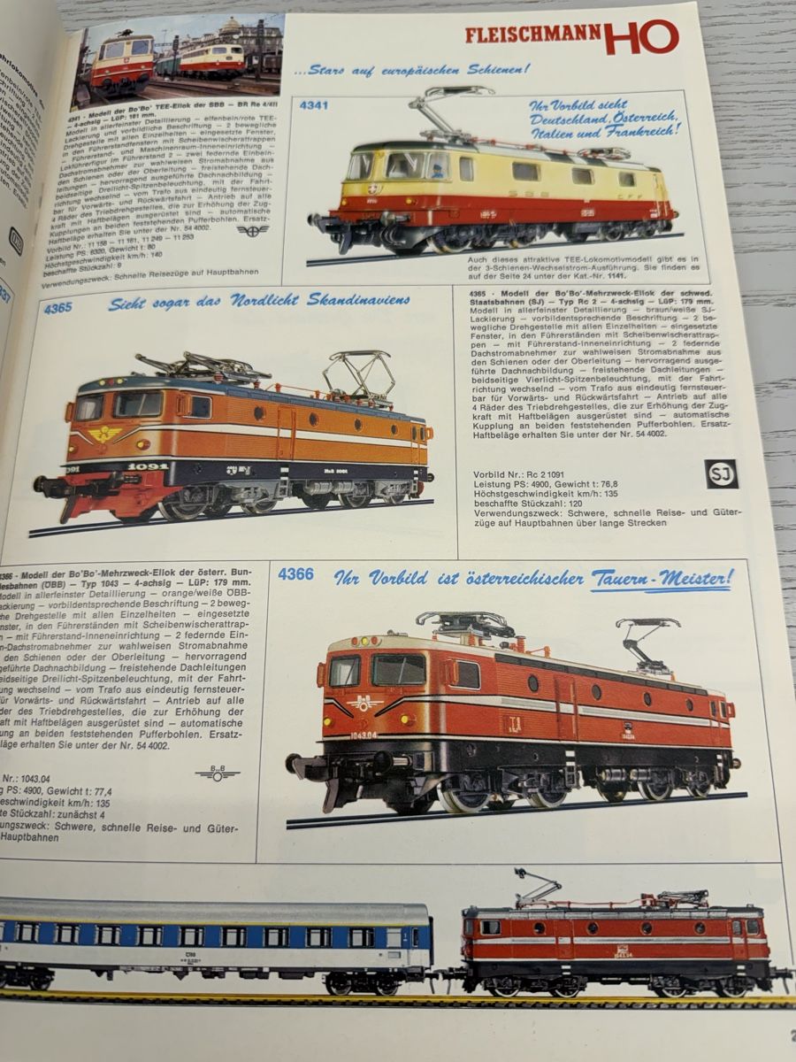 Fleischmann Trains électriques: Fleischmann Katalog 1974 – D'occasion à Lupsingen par New-Haven 1
