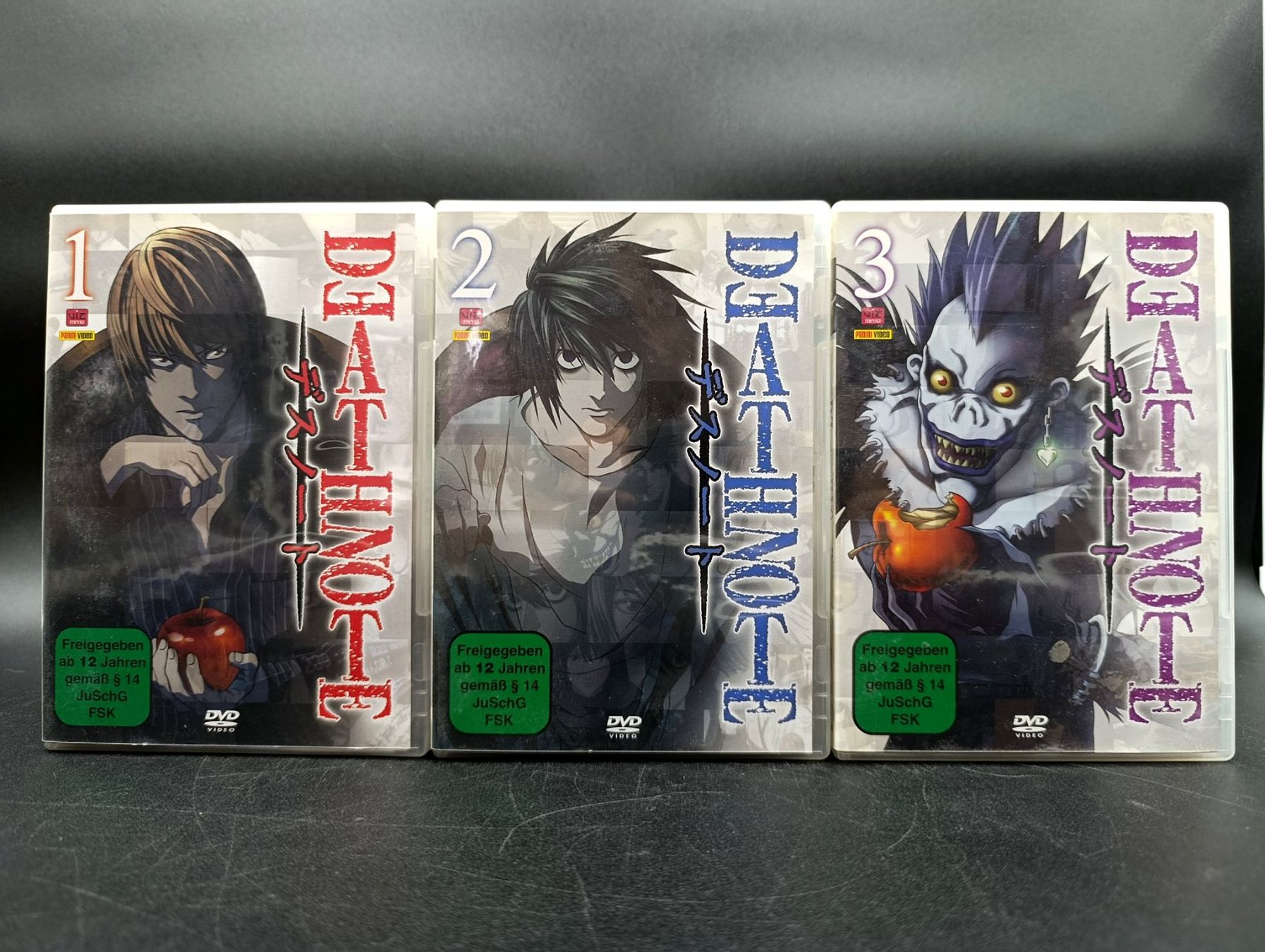 Tutti i DVDs: Death Note DVD Serie Episode 1-14 – Usato da Wil SG venduto da Donaldus