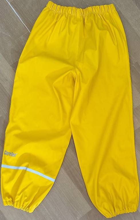 Pantaloni: Regenhose gelb Gr 128 – Nuovo e nell'imballaggio originale da Tägerwilen venduto da ho__r7hj