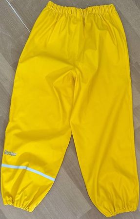 Regenhose gelb Gr 128