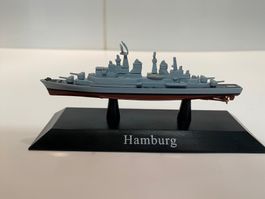 Kriegsschfff Hamburg DeAgostini 1-1250 (193) L=10cm