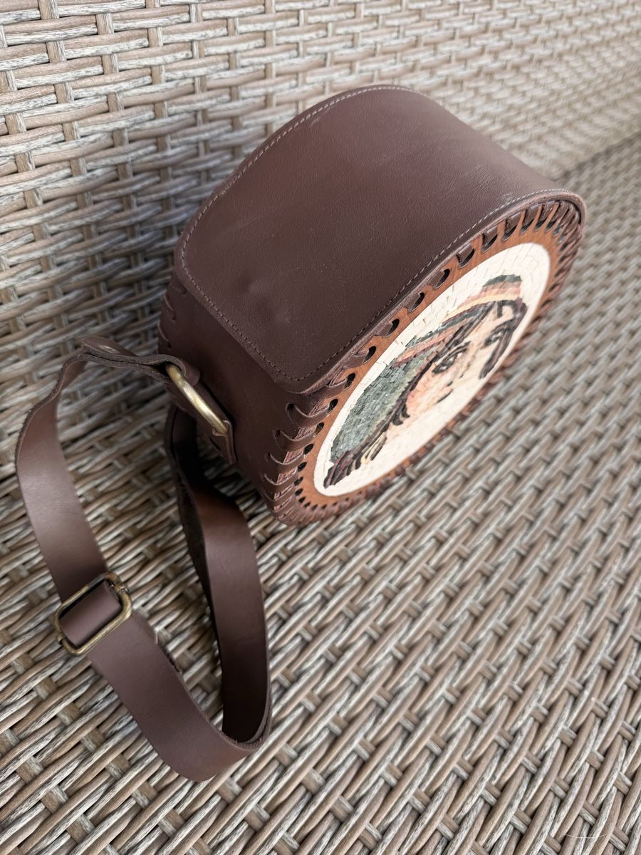 Borse da donna: Ledertasche im Mosaik-Design – Nuovo (secondo la descrizione) da Winterthur venduto da Tmerve34 2
