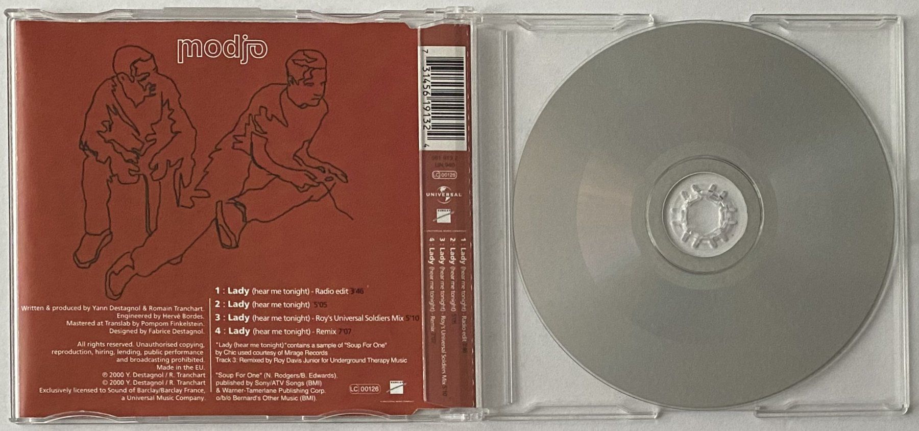 CDs: Modjo, Lady (Hear Me Tonight) – Gebraucht aus Flums von Asquillo 2