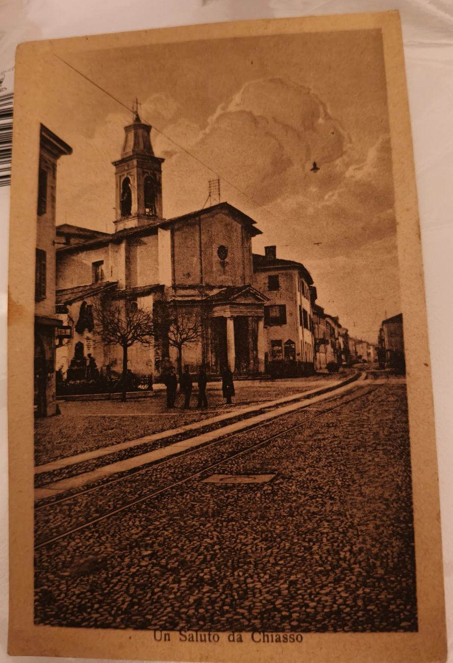 Cartoline postali: Chiasso veduta ca. 1915 animata – Usato da Biasca venduto da Elia2002