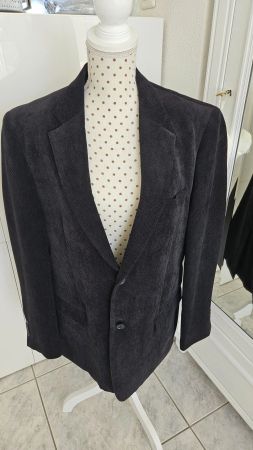 Herren Sakko 52 C&A Dunkelblau Blazer Polyester/Nylon
