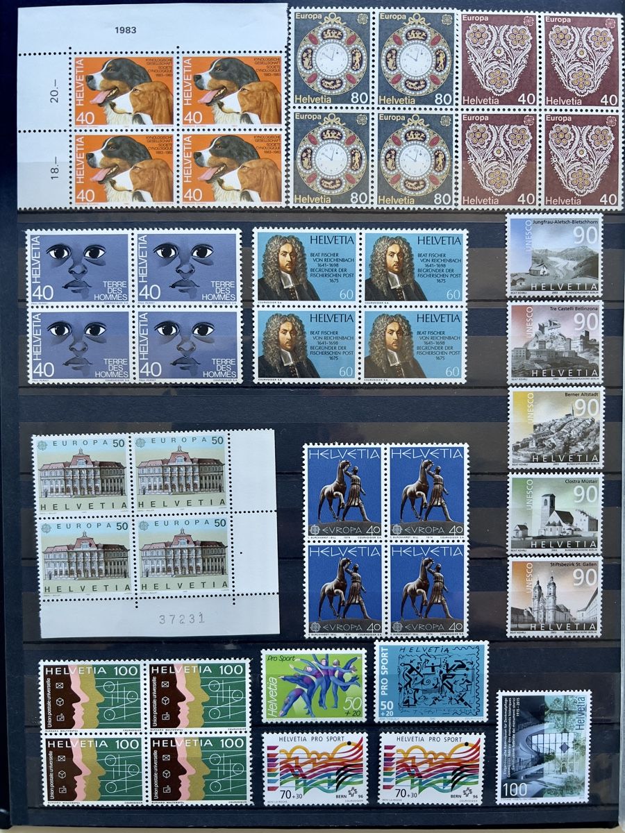 Tous les timbres: Frankatur CHF 100.- postfrisch – Neuf (Voir description) à Glattbrugg par Artos67