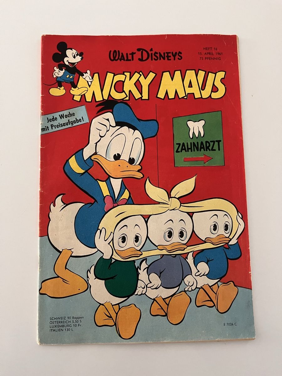 Fumetti: Micky Maus Comic 1961 Heft 16 – Usato da Recherswil venduto da Solheure66
