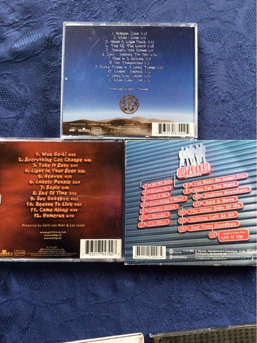 CDs: 7x Gotthard CD‘s – Gebraucht aus Oftringen von anbara 3