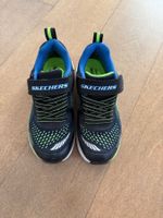 Skechers: Kinder-Sneaker Gr. 27 - Grün-schwarz