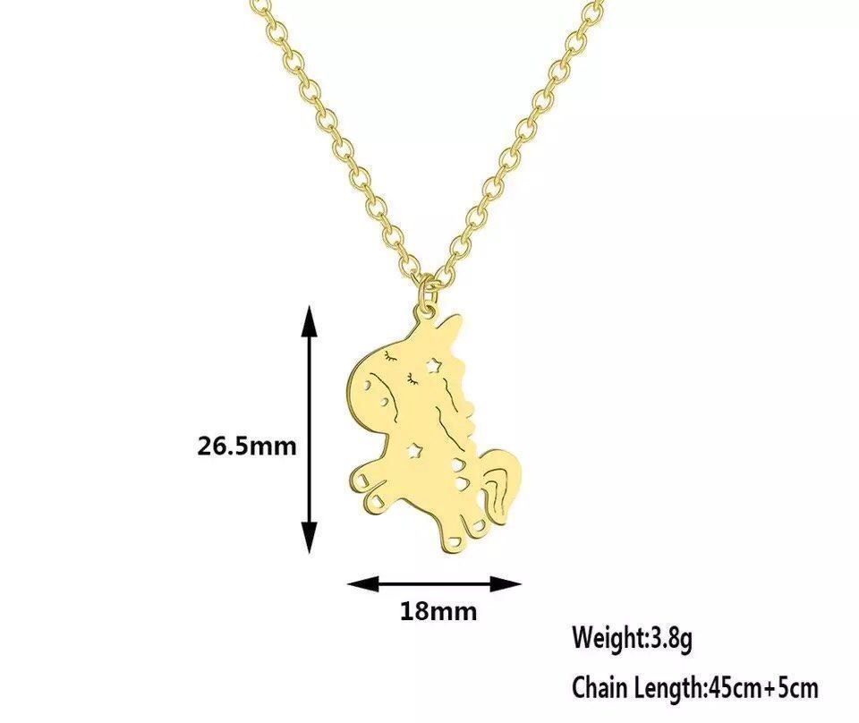 Ketten: #16 Einhorn Halskette versch. Farben – Neu und originalverpackt aus Alchenflüh von Ova1 1