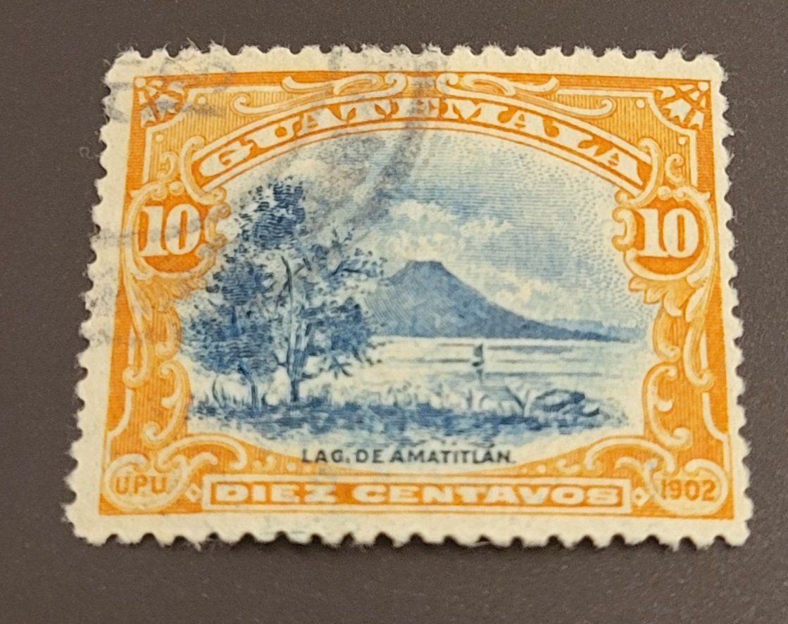 Alle Briefmarken: Guatemala 1902 alte briefmarke – Gebraucht aus St Gallen von Stampsalshobby