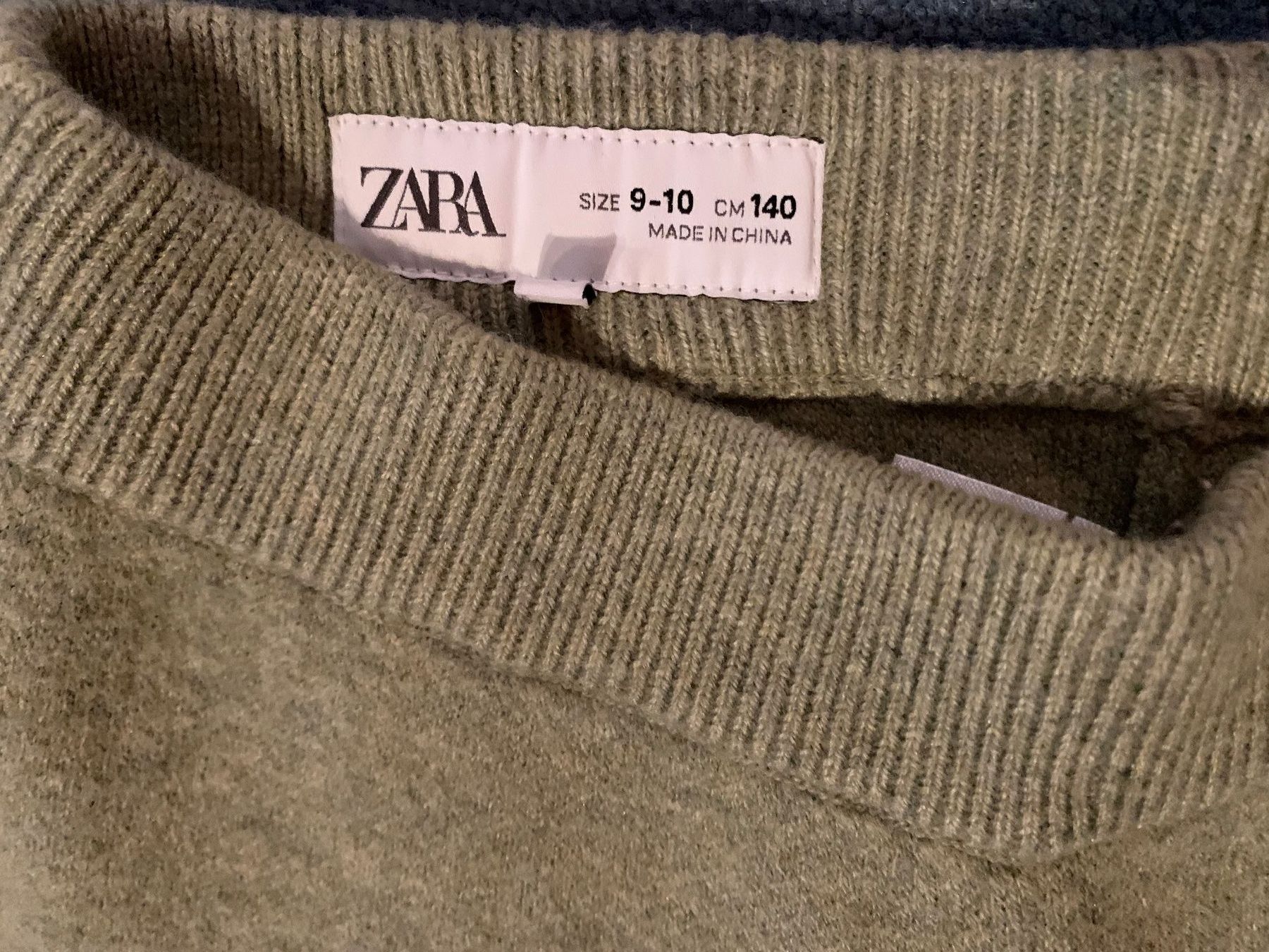 Zara Pantaloni: ZARA, Culotte aus Strick, Gr. 140, helles grün – Usato da Wiesendangen venduto da Babalegi 2