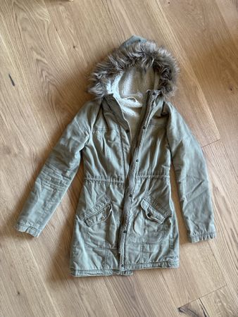 Hollister Parka Khaki Grösse S