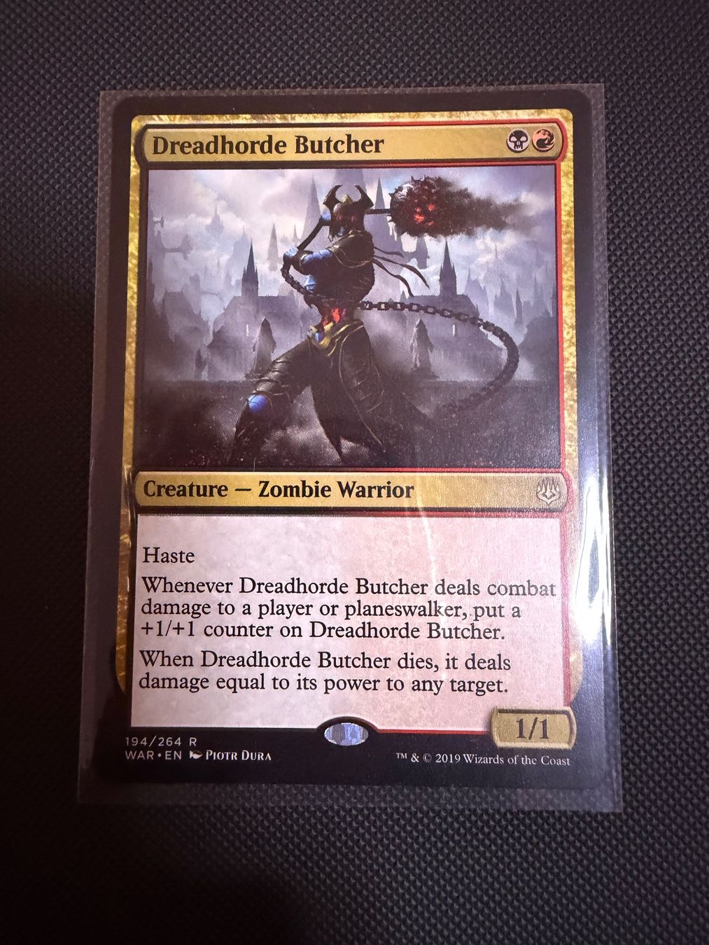 Magic The Gathering Sammelbilder & Trading cards: Dreadhorde Butcher – Gebraucht aus Ulisbach von joelsj