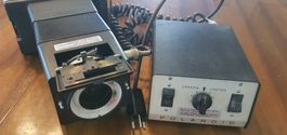 Polaroid CU Land Camera 1x&2x Frame mit Konverter und Blitz