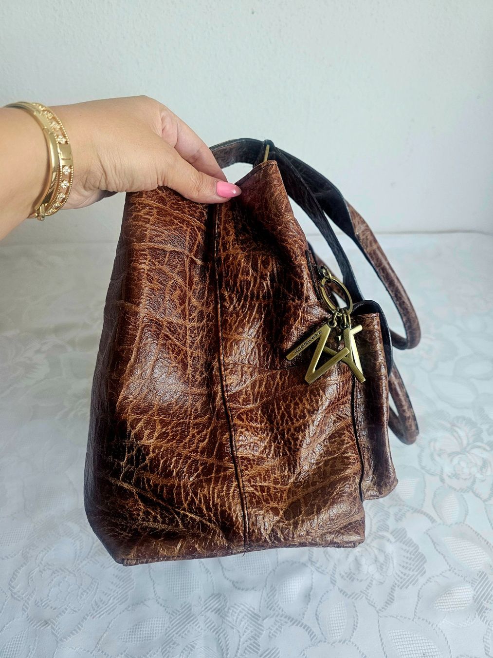 Navyboot Borse da donna: *NAVYBOOT * Original Leder Damen Handtasche – Usato da Bronschhofen venduto da Xena37 4