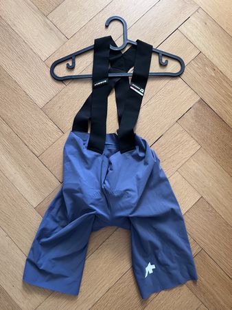 ASSOS Damen Radhose Bib Shorts – Blau