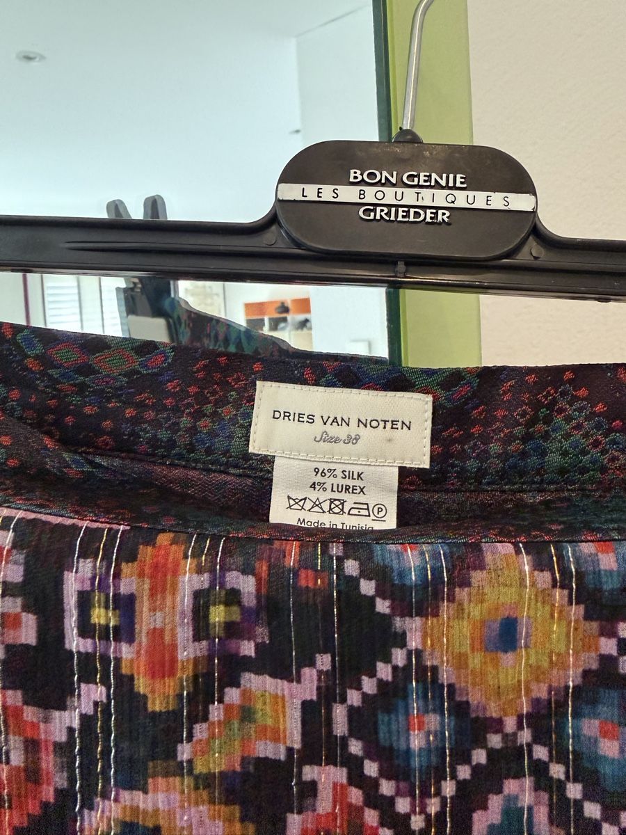Dries Van Noten Gonne: Dries Van Noten Silk Wrap Skirt - Bohemian Pattern - Size 38 – Nuovo (secondo la descrizione) da Zürich venduto da Milo2021 1