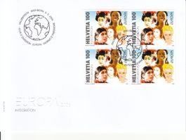 SBK 1197 im 4er-Block FDC