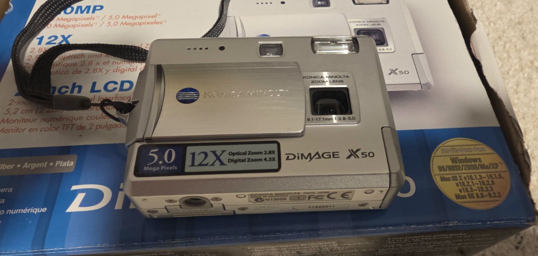 Konica Kamera: Konica Minolta Dimage X50 – Gebraucht aus Hünenberg von rebelphotography 1